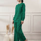 Joban Fashion Women's Emerald Green Co-Ord Set - Swadesiicart