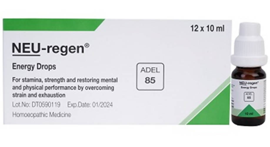 Adel Homeopathy 85 Neu-Regen Energy Drops | Swadesiicart