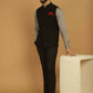 Even Apparels Pure Wool Nehru Jacket - Black | Swadesiicart