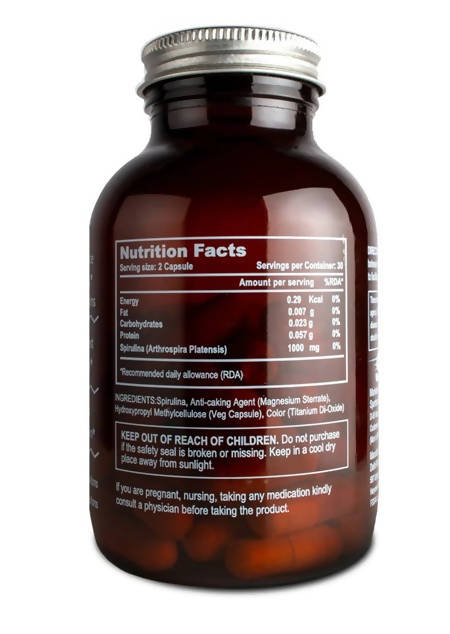 The Vitamin Company Spirulina Capsules - Swadesiicart