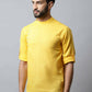 Even Apparels Yellow Color Pure Cotton Men's Kurta With Side Placket (MMS759) | Swadesiicart
