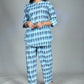 Morchari Digital Print Semi Muslin Co-Ord Set Top & Trouser-Multicolor - Swadesiicart