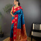 Joban Fashion Rani Pink Butti Banarasi Silk Sarees | Swadesiicart