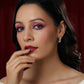 Boat Shaped Earrings with Diamond in Gold (Gold) - Ruby Raang - Swadesiicart