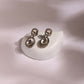 Duet Diamond & Kundan Earrings- Ruby Raang | Swadesiicart