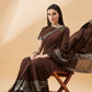 Brown Lycra Animal Print, Fancy Value Addition Fabric Saree - Norita Hit Design - Swadesiicart