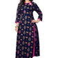 NOZ2TOZ Women's Blue Color Rayon A-Line Kurta Only - Noz2Toz