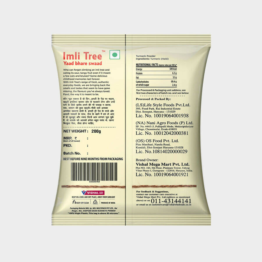 Imli Tree Turmeric / Haldi Powder - Swadesiicart