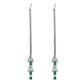 Mominos Fashion Johar Kamal Silver-Plated American Diamond Green Choker Set | Swadesiicart