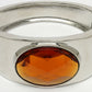 NVR Women Silver-Toned Topaz Rhodium-Plated Kada Bracelet - Swadesiicart