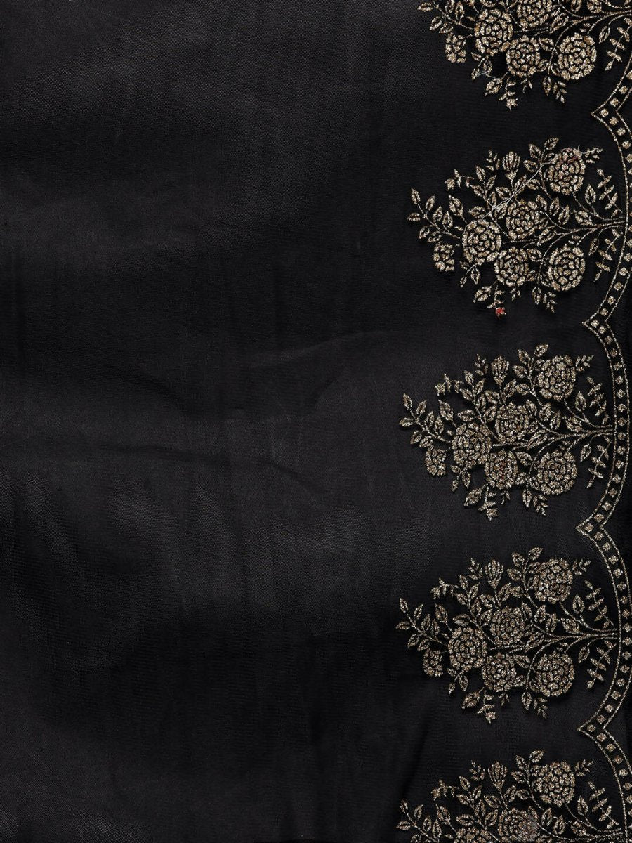 Ahalyaa Women's Traditional wear Kurta Set - Black | Swadesiicart