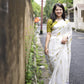 Mehndi Poly Georgette Tie and Dye Saree with Unstitched Blouse - Hiral Fashion | Swadesiicart