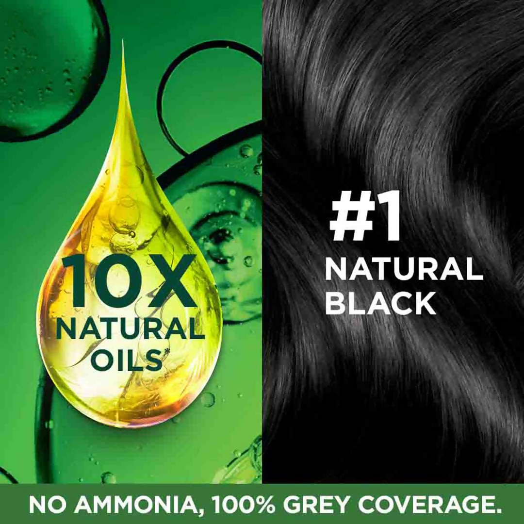 Garnier Color Naturals Creme Riche Hair Color - Shade 1 Natural Black - Swadesiicart