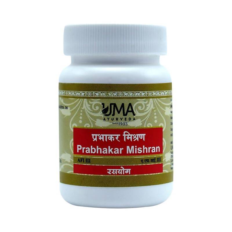 Uma Ayurveda Prabhakar Mishran Tablets - Uma Ayurveda