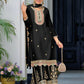 Anaita Black Premium Embroidered Chinon Readymade Salwar Suit (Free Size)