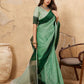 Shree Shyam Fashion Pista Green Linen Saree
