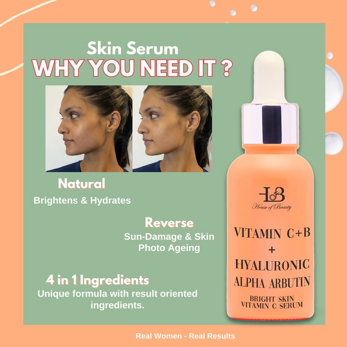 House of Beauty Vitamin C B+ Serum - Swadesiicart