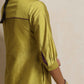 trueBrowns Green Shirt Kurta Set | Swadesiicart