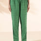 trueBrowns Green Cotton Dobby Oversized Co-ord Set - Swadesiicart