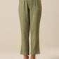 trueBrowns Sage Slub Texture Boxy Fit High Low Co-Ord Set - Swadesiicart