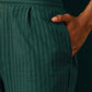 trueBrowns Men's Turquoise Dobby Co-ord Set - Swadesiicart