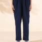 trueBrowns Carrot Cotton Dobby Flared Kurta Pant Set | Swadesiicart