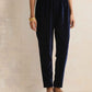 trueBrowns Blue Velvet Kurta Co-ord Set - Swadesiicart