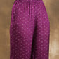 trueBrowns Purple Bandhani Printed Silk Co-Ord Set - Swadesiicart
