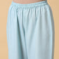 trueBrowns Cotton Linen Light Blue Sleeveless Co-Ord Set | Relove - Swadesiicart