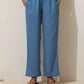 trueBrowns Blue Viscose Solid Co-ord Set - Swadesiicart