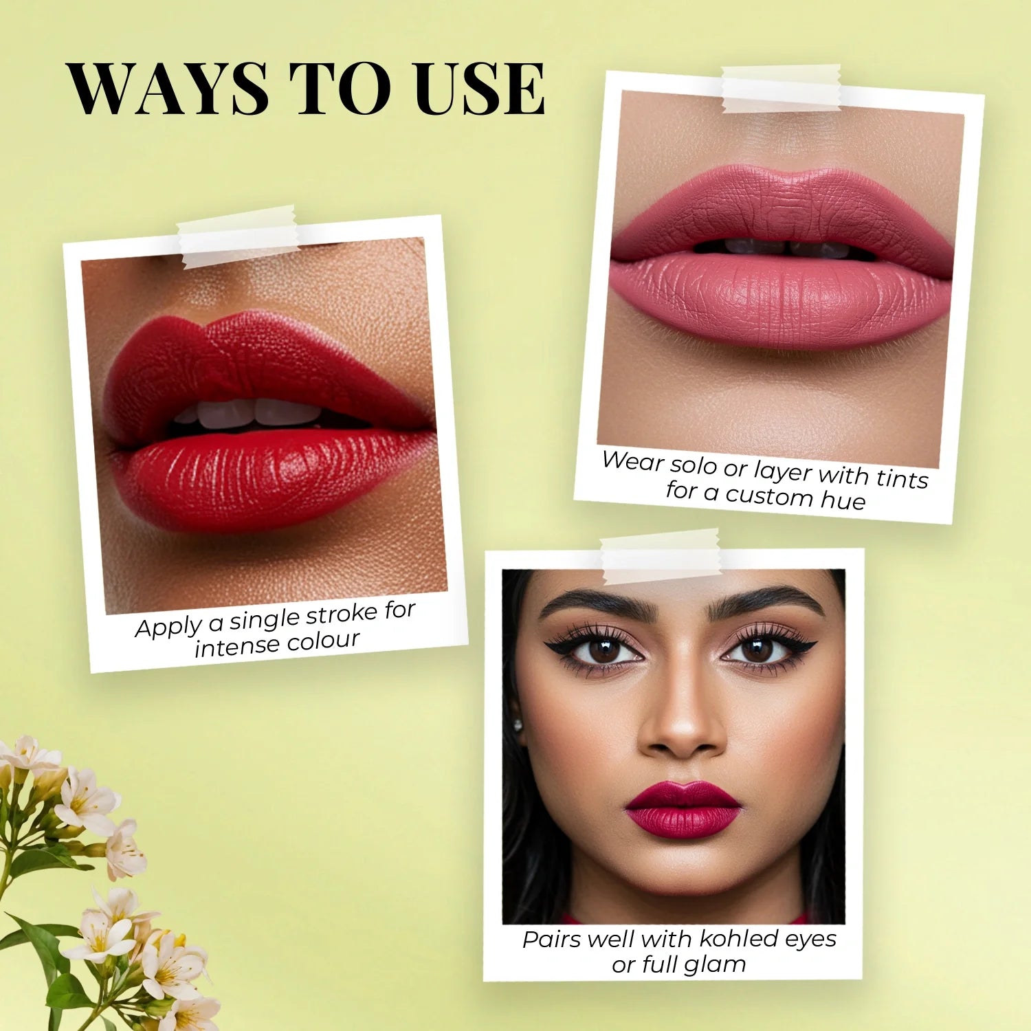 Herb Enriched Matte Liquid Lipstick Kit- Set of 5