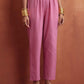 trueBrowns Pink Geometric Print Kurta Co-ord Set - Swadesiicart