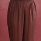 trueBrowns Brown Modal High low Kurta Set | Swadesiicart