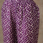 trueBrowns Purple White Lehariya Printed Silk Co-Ord Set - Swadesiicart