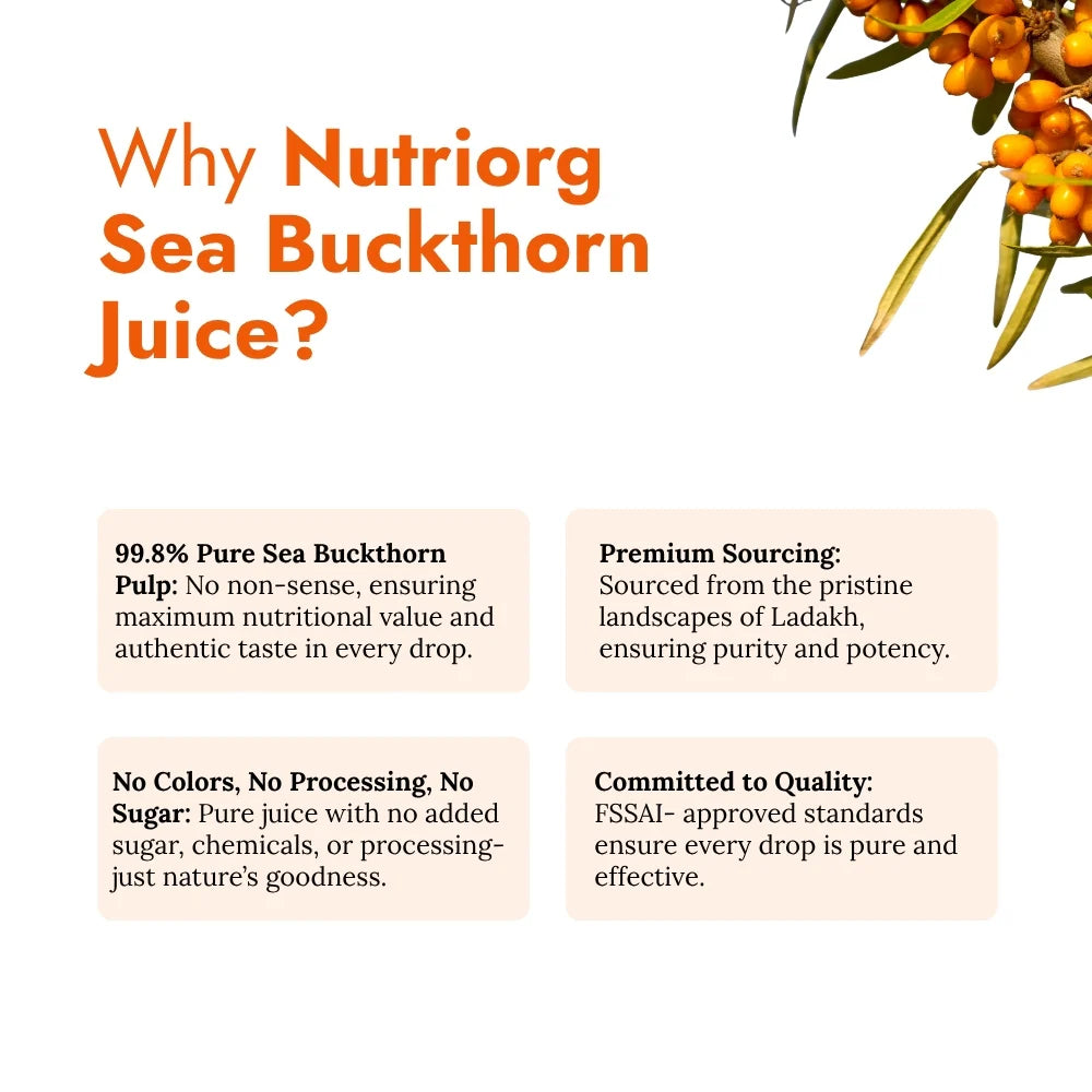 Nutriorg Sea Buckthorn Juice
