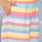 Ahalyaa Striped Empire Gotta Patti Kurta With Palazzos | Swadesiicart