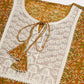 InWeave Women's Olive Ajrakh Print Cotton Patch Work Straight Kurta - Swadesiicart