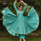 Pomcha Jaipur Morni Hand Block Cotton Anarkali Set | Swadesiicart