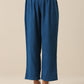 trueBrowns Classic Blue Slub Texture Collar Short Co-Ord Set - Swadesiicart