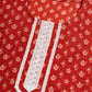 InWeave Women's Rust Small Floral Print Lace Straight Kurta - Swadesiicart