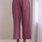 trueBrowns Onion Pink Dobby Angrakha Pant Set | Swadesiicart