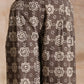 trueBrowns Clay Dabu Zig-Zag Motifs Print Cotton Sleeveless Jacket Pant Set | Swadesiicart