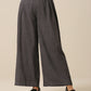 trueBrowns Slate Grey Slub Texture Sleevesless Jacket Pant Set | Swadesiicart