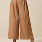 trueBrowns Beige Slub Texture Sleevesless Jacket Pant Set | Swadesiicart