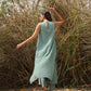 trueBrowns Blue Cotton Dobby S/L Kurta Set | Swadesiicart