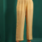 trueBrowns Beige Floral Bunch Muslin Silk Printed Relaxed Co-ord Set - Swadesiicart