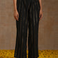 trueBrowns Black Gold Cotton Relaxed Co-Ord Set - Swadesiicart