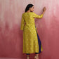 trueBrowns Lime Viscose Silk Kurta Set | Swadesiicart