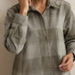 trueBrowns Green Check Flared Winter Dress | Swadesiicart