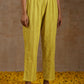 trueBrowns Lime Gold Cotton Oversized Round Co-Ord Set - Swadesiicart